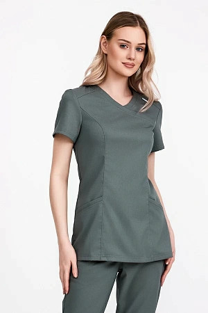Костюм женский с коротким рукавом (тк.ELITE) 4-86-30-1  в Сургуте 1