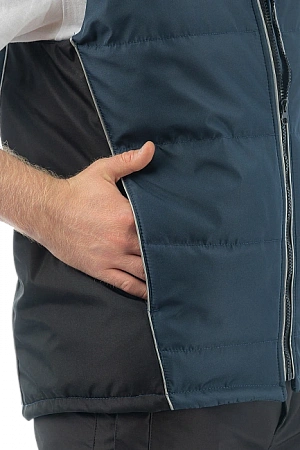 Утепленный жилет Brodeks KW 101, синий