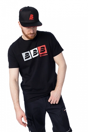 Футболка Brodeks KS705, черный