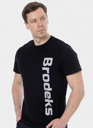 Футболка Brodeks KS704, черный Brodeks в Сургуте 2