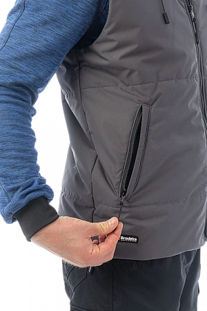 Утепленный жилет Brodeks KW 112, серый