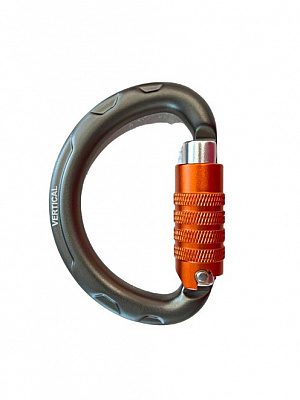 Ver 0266 Карабин «GRAY» полукруглый трехтактный (Keylock) Vertical C в Сургуте