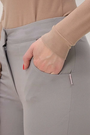 Брюки женские (тк.Kiara) Grey pearl