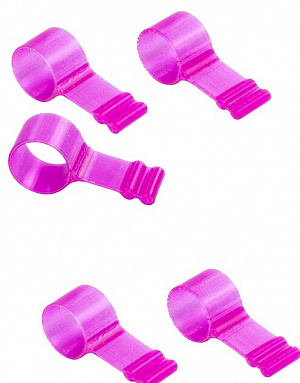 Ver 0679.violet.5 Холдер «Кусь» на карабин фиолетовый 5 шт Vertical C в Сургуте