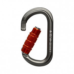 ver 0261-3 Карабин «GRAY» овал трехтактный (Keylock)
