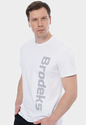 Футболка Brodeks KS704, белый Brodeks в Сургуте 2