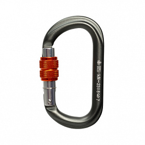 Ver 0261 Карабин «GRAY» овал с муфтой (Keylock) Vertical C в Сургуте