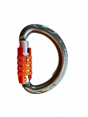 Ver 0266 Карабин «GRAY» полукруглый трехтактный (Keylock) Vertical C в Сургуте 0